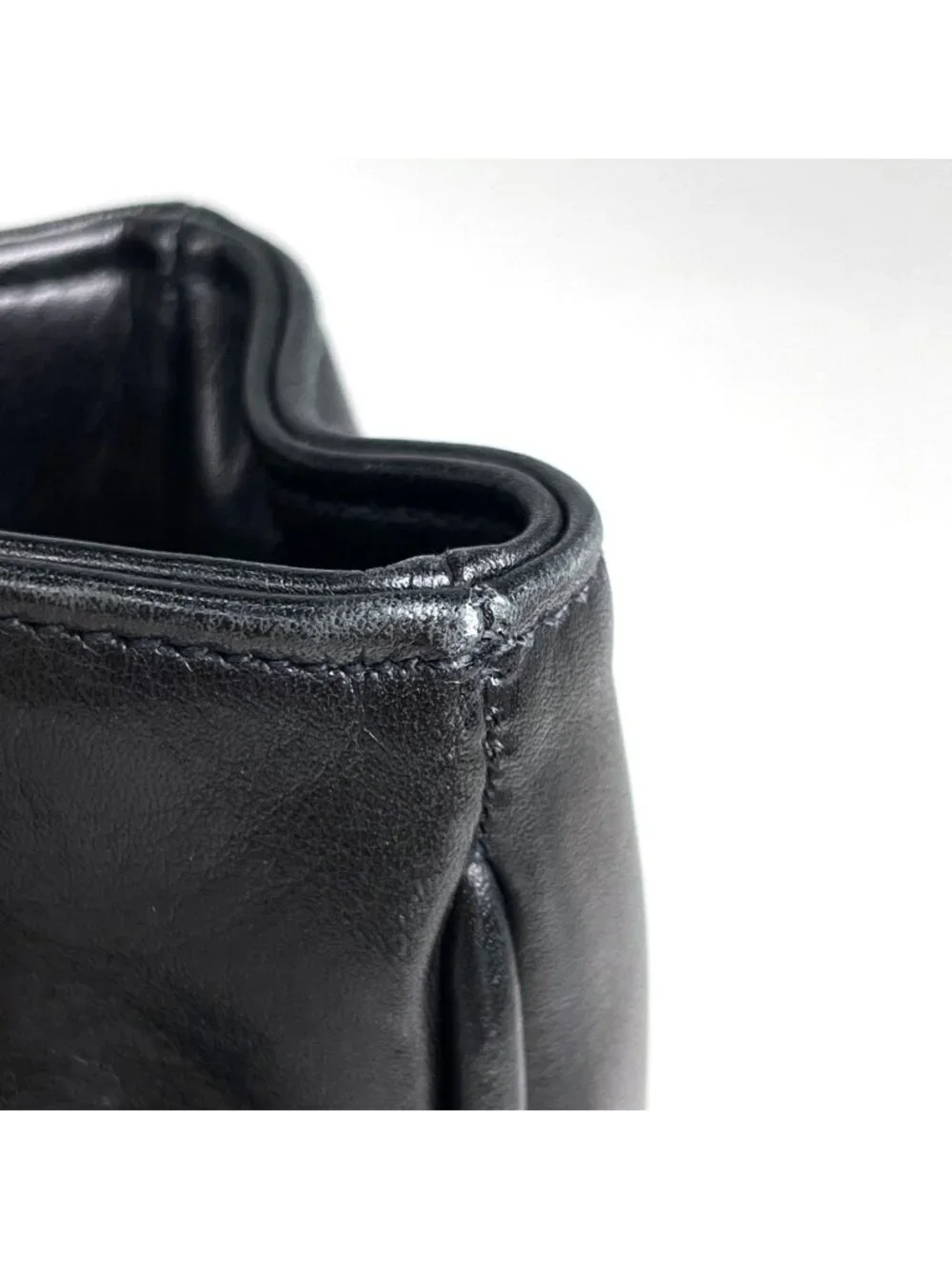 Chanel Tote CC Logo Quilted Leather Black